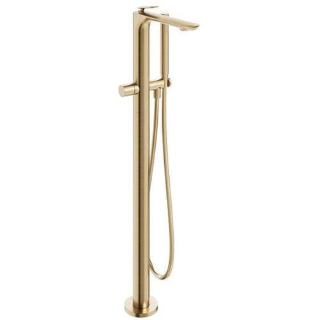 Clearwater Freestanding Bath Filler Clearwater Huck Floor Standing Bath Shower Mixer with Shower Kit