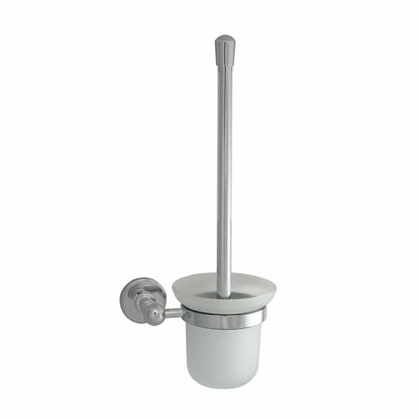 JTP Toilet Brush Chrome JTP Grosvenor Wall Mounted Toilet Brush and Holder
