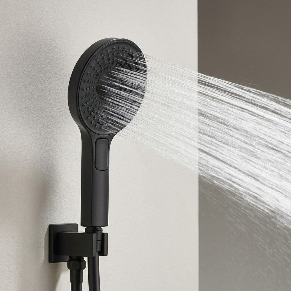 TED Shower Handset TED Venn 3 Function Shower Handset with Outlet, Bracket and Hose