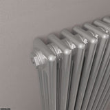 Eastbrook Column Radiator Eastbrook Rivassa Traditional 3 Column Radiator in Chrome Effect