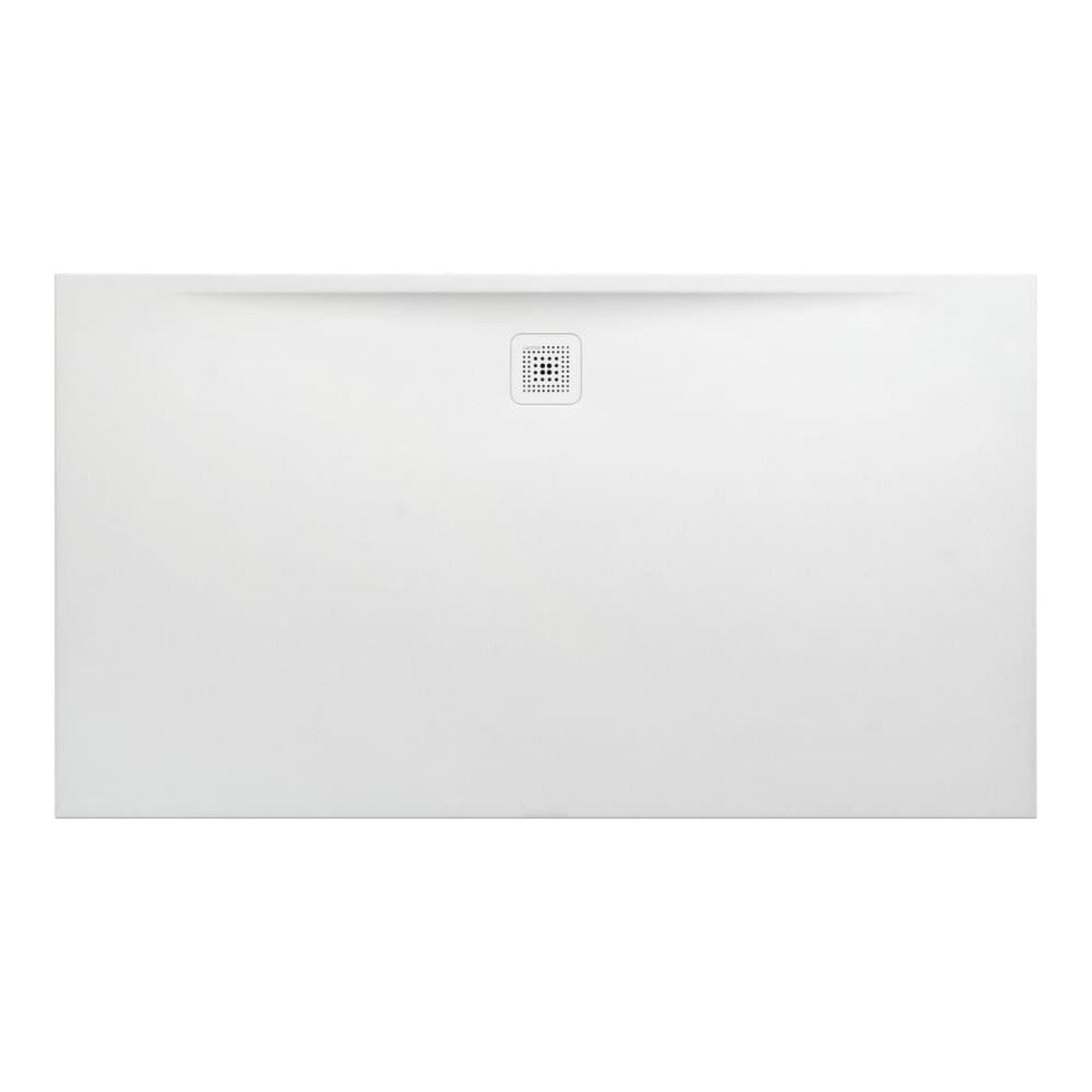Laufen 1800 x 1000mm / Drain on Long Side Laufen Marbond PRO Rectangular Tray with Waste in White