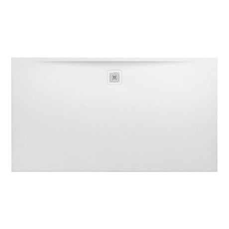 Laufen 1800 x 1000mm / Drain on Long Side Laufen Marbond PRO Rectangular Tray with Waste in White
