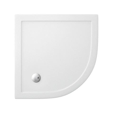Crosswater Quadrant Shower Tray Crosswater 35mm Acrylic Quadrant Shower Tray - 900 x 900mm in White