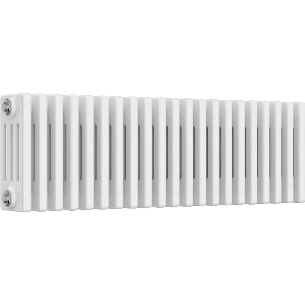 Aquarius Bathrooms Column Radiator Aquarius Foundry Horizontal 4 Column Radiator in White