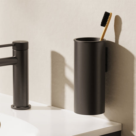 Crosswater Toothbrush Holder Stainless Slate Crosswater 3ONE6 Toothbrush Holder