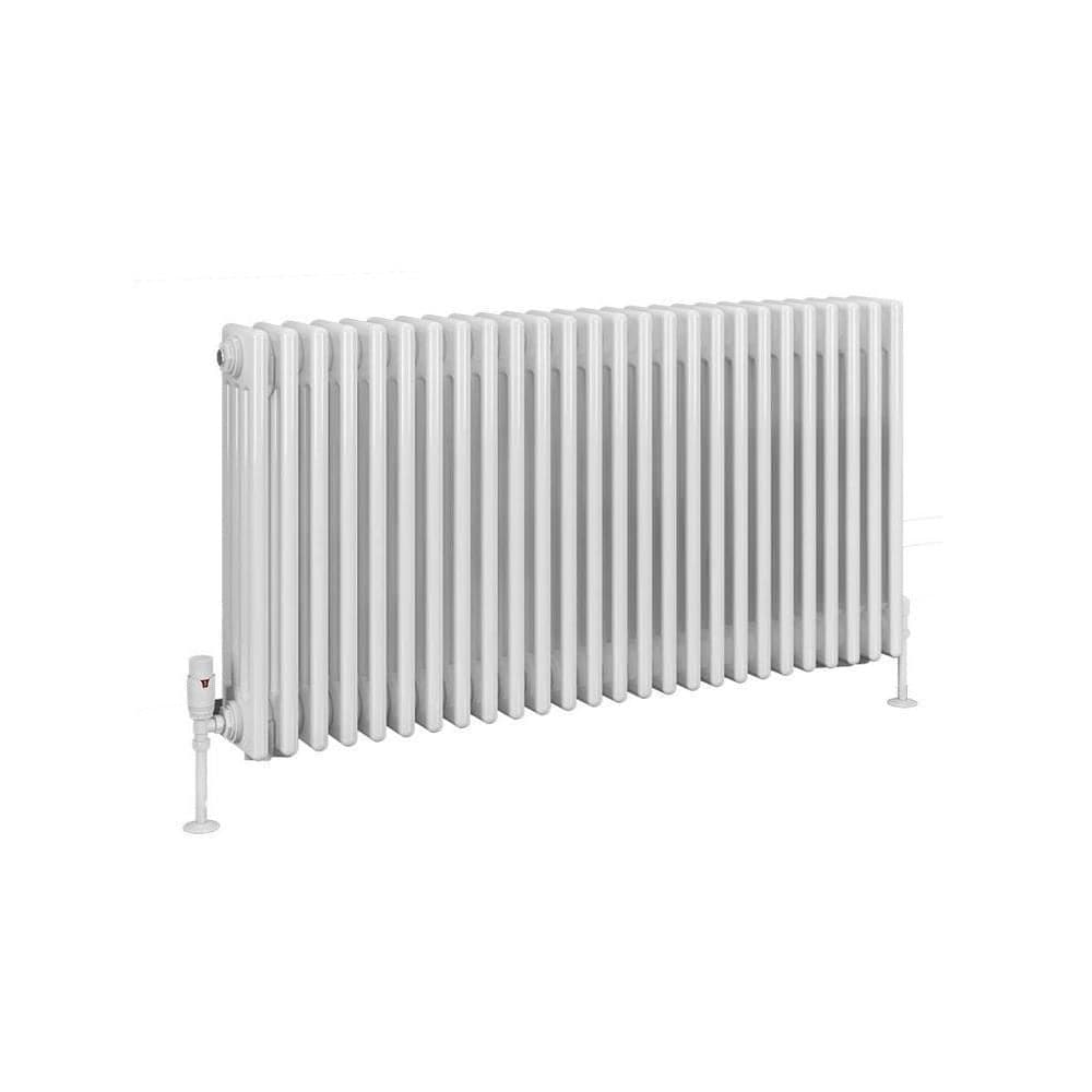 Eastbrook Rivassa Traditional 4 Column Radiator in Gloss White