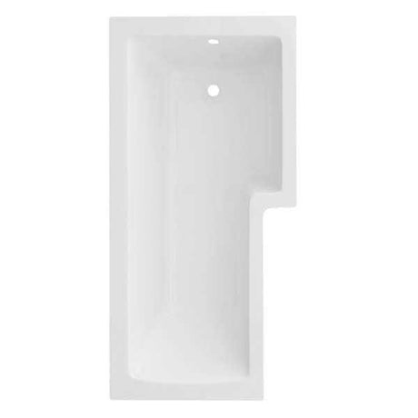 Tissino L-Shaped Shower Bath Tissino Lorenzo Premium Acrylic L-Shaped Shower Bath