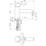 Ideal Standard Bath Mixer Ideal Standard Ceraline Single Lever One Hole Bath Filler Tap in Chrome