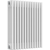 Aquarius Bathrooms Column Radiator Aquarius Foundry Horizontal 4 Column Radiator in White