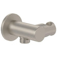 Villeroy & Boch Shower Brackets and Outlets Brushed Nickel Villeroy & Boch Universal Round Wall Outlet and Hand Shower Holder