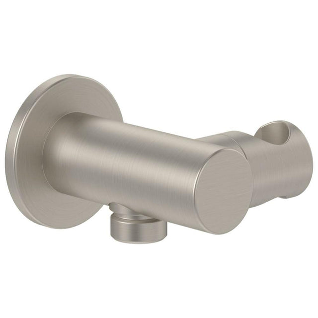 Villeroy & Boch Shower Brackets and Outlets Brushed Nickel Villeroy & Boch Universal Round Wall Outlet and Hand Shower Holder