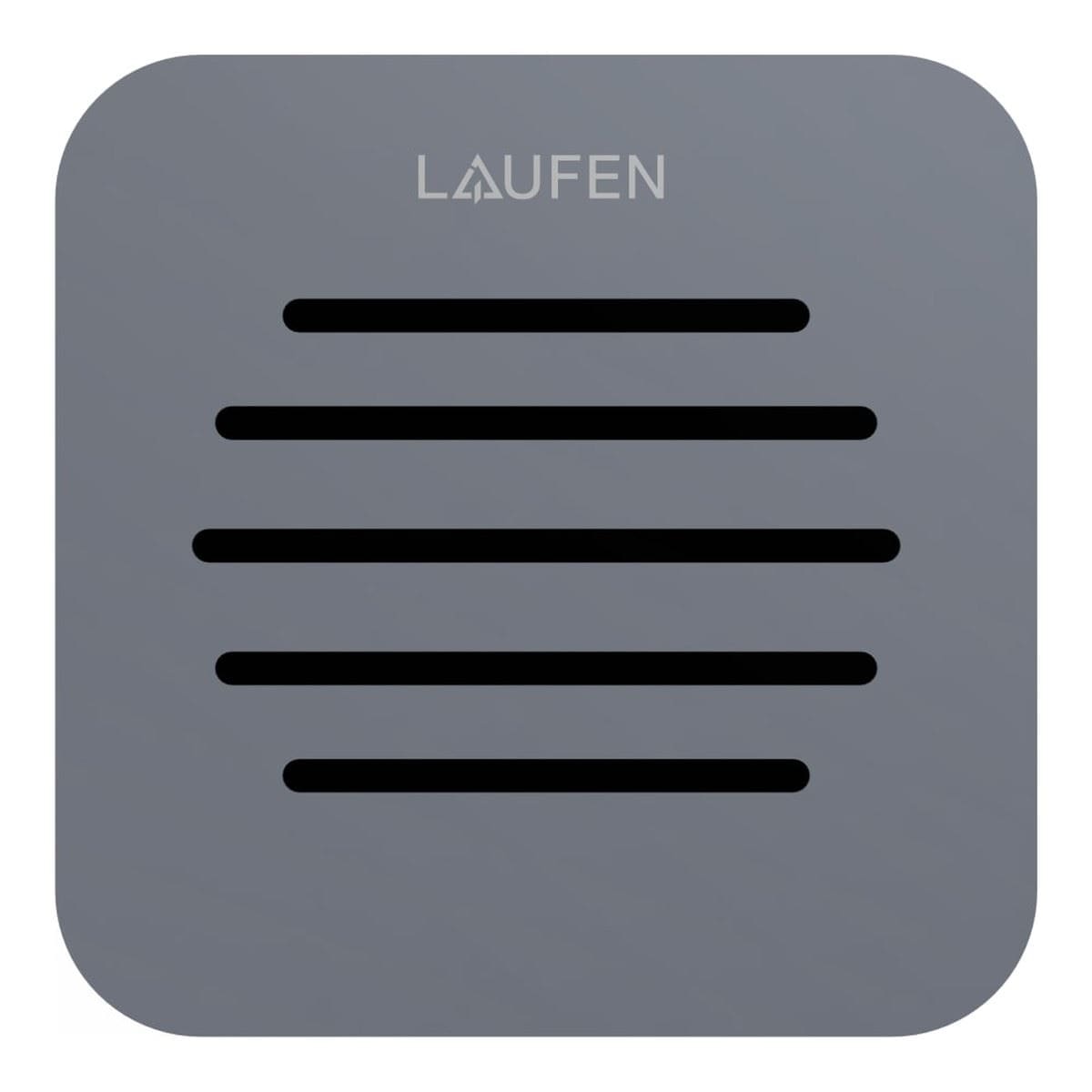 Laufen Wetroom Accessory Anthracite Laufen Marbond Alternative Shower Tray Waste Cover with Line Design