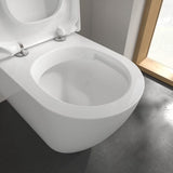 Villeroy and Boch Close Coupled Toilet Villeroy & Boch Subway 2.0 Close Coupled Toilet and Soft Close Seat in White Alpin