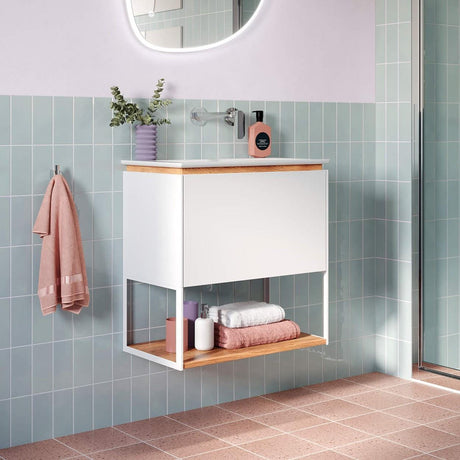 Crosswater Bathroom Furniture Accessory Crosswater Mada Optional Shelf and Frame