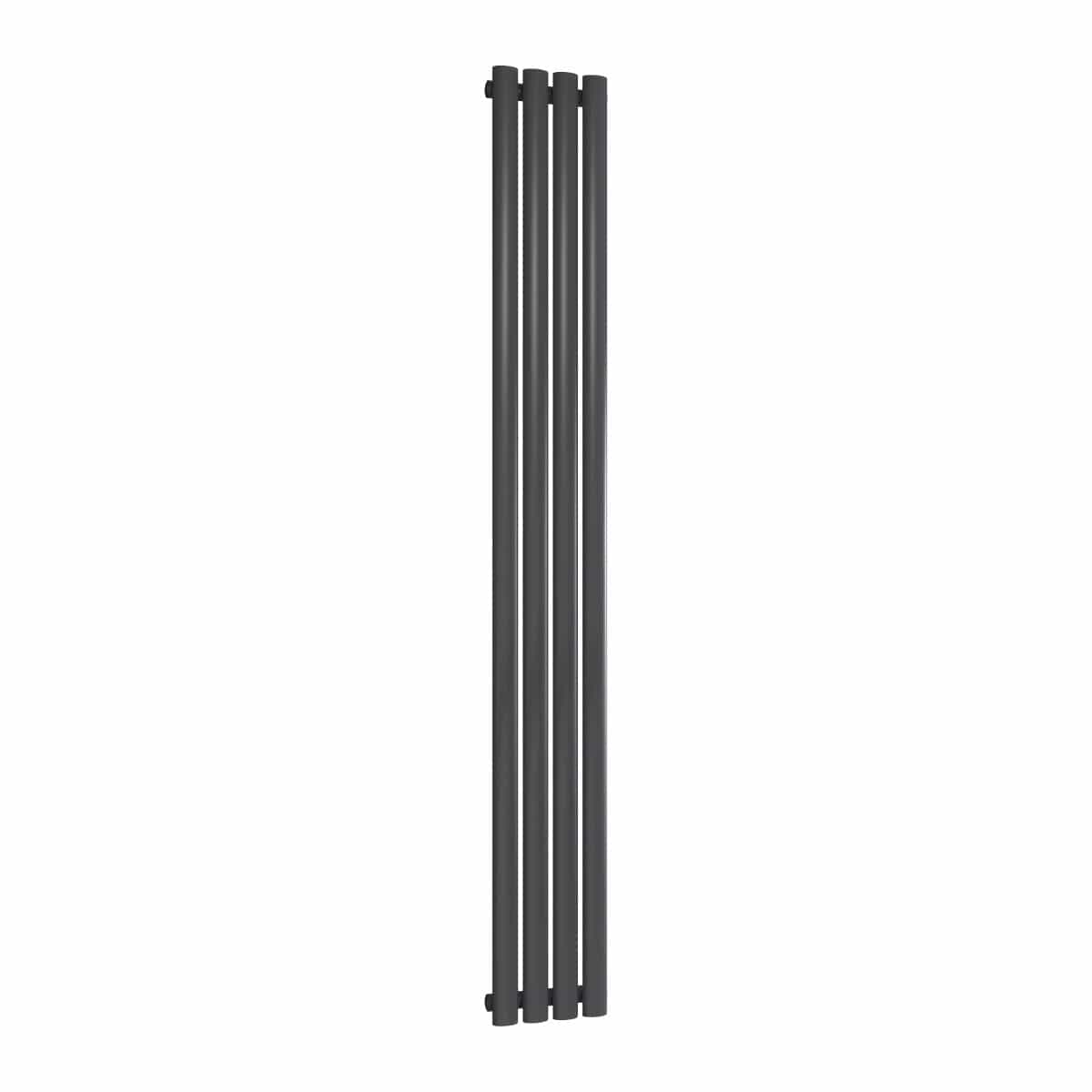 Reina Panel Radiator 1800 x 236mm / Anthracite Reina Neva Vertical Single Panel Central Heating Radiator