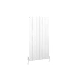 Eastbrook Panel Radiator Eastbrook Charlton Vertical Aluminium Designer Radiator in Matt White