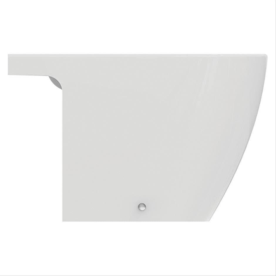 Ideal Standard Close Coupled Toilet Ideal Standard i.life Close Coupled Open Back Rimless Toilet with HydroTwist Flush and Soft Close Seat