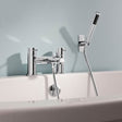 Crosswater Bath Shower Mixer Crosswater Kai Lever Bath Shower Mixer in Chrome