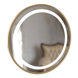 Aquarius Illuminated Mirror Aquarius Cirq 600mm Round Front LED Mirror