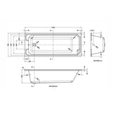 Aquarius Bathrooms Single Ended Bath Aquarius Clarice Traditional Art Deco Single Ended Bath