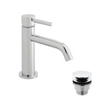 VADO Mono Basin Tap Vado Origins Slimline Mono Basin Mixer Tap with Universal Waste - Chrome - ORI-200/CC-C/P