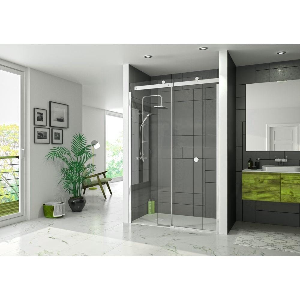 Merlyn Sliding Shower Door 1700mm / Left Hand Merlyn Series 10 Sliding Shower Shower Door in Chrome