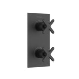 Heritage Concealed Shower Set Heritage Salcombe Concealed Thermostatic Shower Valve with Fixed Shower Head, Handset and Flexible Riser