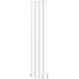 Aquarius Bathrooms Column Radiator 1800 x375mm / White Aquarius Wave Verical Panel Radiator