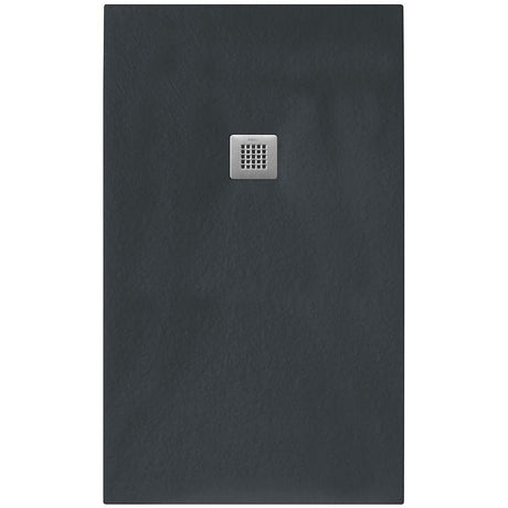 Tissino Rectangle Shower Tray 900 x 900mm Tissino Giorgio2 Rectangle Shower Tray in Graphite Slate