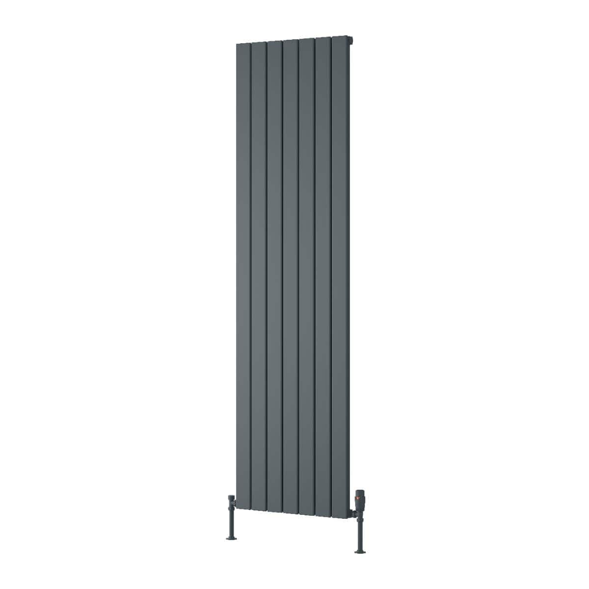 Reina Panel Radiator 1800 x 520mm / Anthracite Reina Piatto Single Vertical Panel Central Heating Radiator