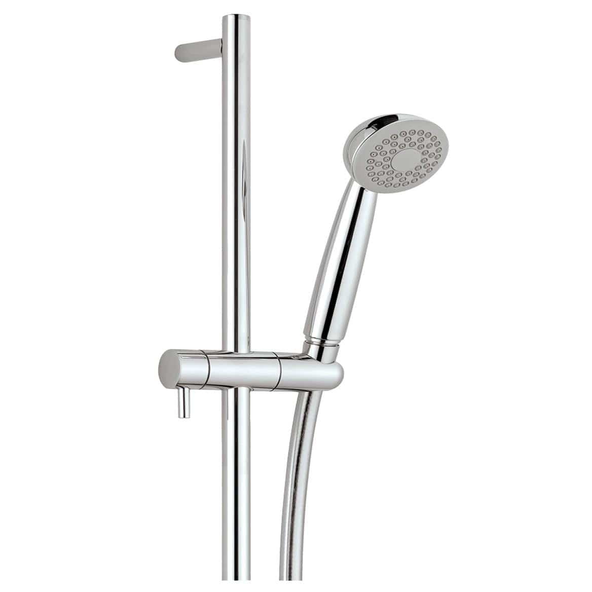 JTP Shower Riser Rail JTP Techno Riser Rail Set with Single Function Hand Shower and Hose