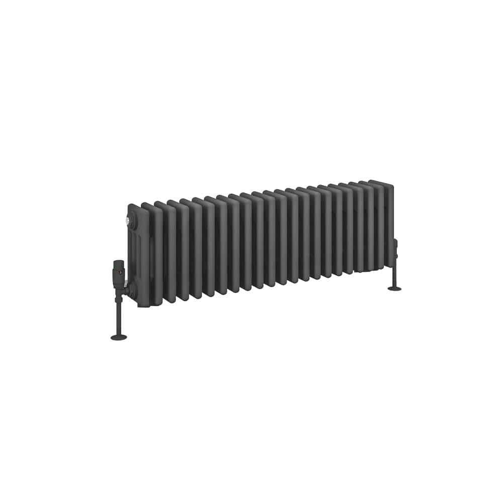 Eastbrook Eastbrook Rivassa Traditional 4 Column Radiator in Matt Anthracite
