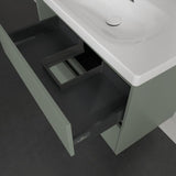 Villeroy & Boch Wall Mounted Vanity Unit Villeroy & Boch Skyla Wall Mounted 800mm Two Drawer Vanity Unit with Basin