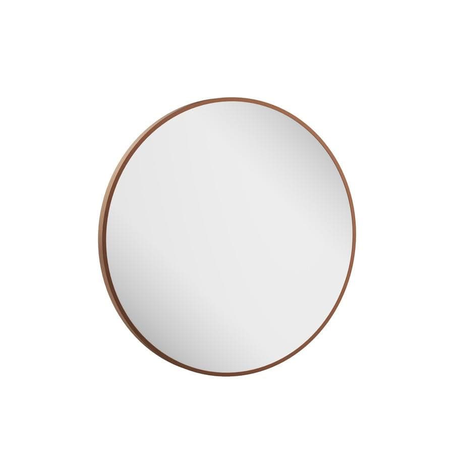 Crosswater Standard Mirror 700mm / Brushed Brass Crosswater Infinity Round Framed Mirror
