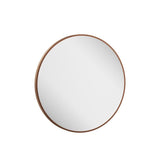 Crosswater Standard Mirror 700mm / Brushed Brass Crosswater Infinity Round Framed Mirror