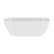 Aquarius Bathrooms Modern Freestanding Bath 1800 x 780mm Aquarius Drift Double Ended Freestanding Bath