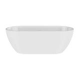 Aquarius Bathrooms Modern Freestanding Bath 1800 x 780mm Aquarius Drift Double Ended Freestanding Bath