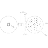 Saneux Concealed Shower Set Saneux COS 2 Outlet, 2 Handle Concealed Shower Valve Kit with 3 Function Handset, Shower Head and Slider Rail