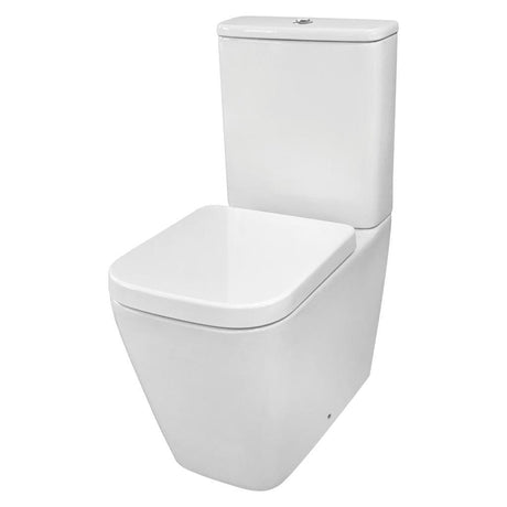 Eastbrook Close Coupled Toilet Eastbrook Sudbury Rimless Close Coupled Back to Wall Toilet with Eco Vortex Flush and Soft Close Seat