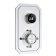 TED Concealed Shower Valve Chrome TED Wyse Traditional 2/3 Outlet Digital Shower Valve with Crosshead Handle