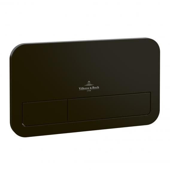Villeroy and Boch Flush Plate Matt Black Villeroy & Boch ViConnect 200S Toilet Flush Plate