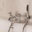 Crosswater Bath Shower Mixer Crosswater Fusion Bath Shower Mixer with Kit in Chrome