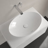 Villeroy & Boch Countertop Basin Villeroy & Boch Loop & Friends Oval Countertop Basin in White Alpin