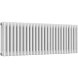 Aquarius Bathrooms Column Radiator 400mm x 1190mm Aquarius Foundry Horizontal 3 Column Radiator in White