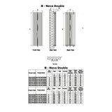 Reina Panel Radiator Reina Neva Vertical Double Panel Central Heating Radiator