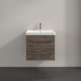 Villeroy & Boch Wall Mounted Vanity Unit Villeroy & Boch Avento Wall Hung Vanity Unit 580mm Two Drawers with Basin