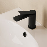 Crosswater Mono Basin Tap Matt Black Crosswater Glide II Mono Basin Mixer Tap