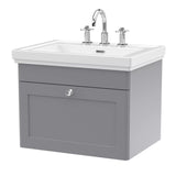 Aquarius Wall Mounted Vanity Unit Aquarius Leighton 600mm Wall Mounted One Drawer Vanity Unit with Basin
