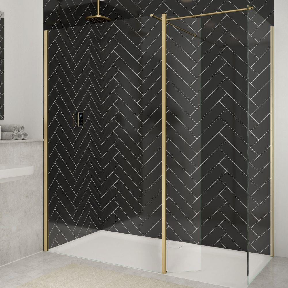 Merlyn Wetroom Panel Merlyn 8mm Wet Room Swivel Panel
