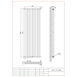 Aquarius Athens Double Vertical Column Radiator